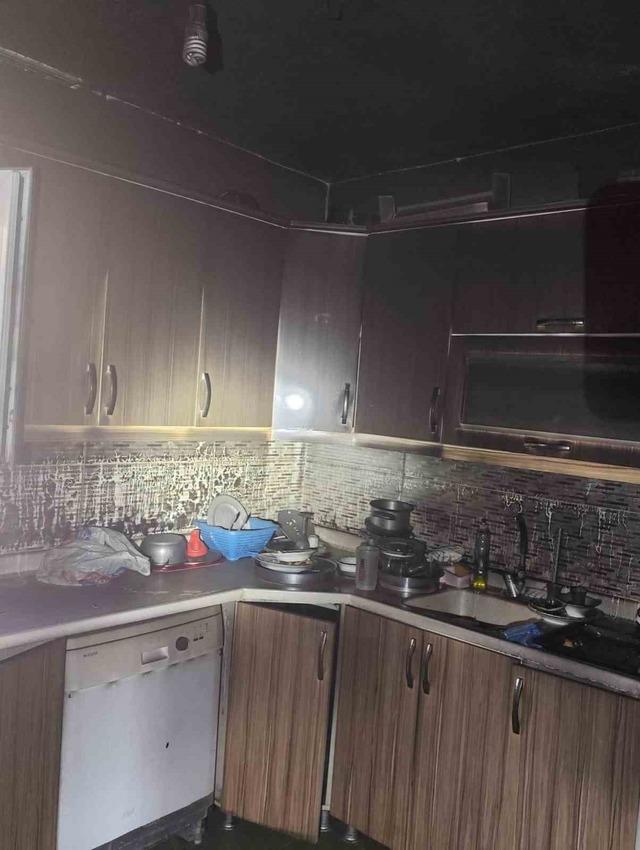 Antakya’da ev yangını 1
