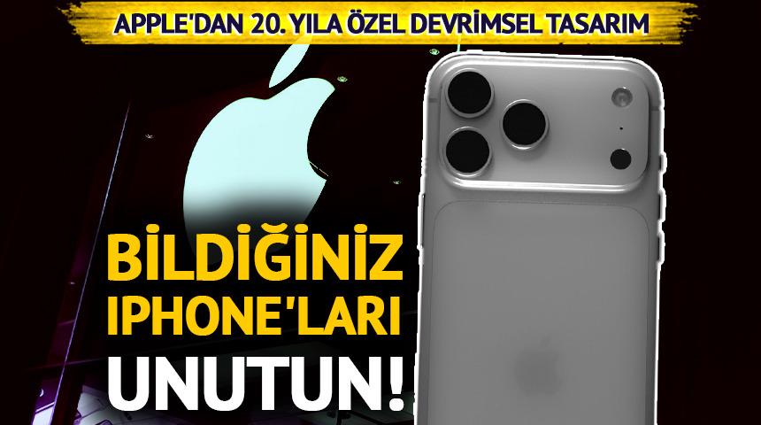 Apple'dan 20. yıla &ouml;zel devrimsel iPhone tasarımı!