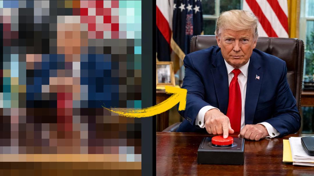 Piksel piksel fotoğraflar neyin nesi? Beyaz Saray gizemli paylaşımlarla sosyal medyayı kasıp kavuruyor 4