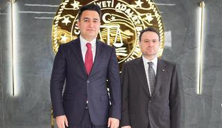 Adalet Bakanı Akın G&uuml;rlek&lsquo;ten D&uuml;zce&lsquo;ye ziyaret! Adliyede Başsavcı Yasin Emre karşıladı