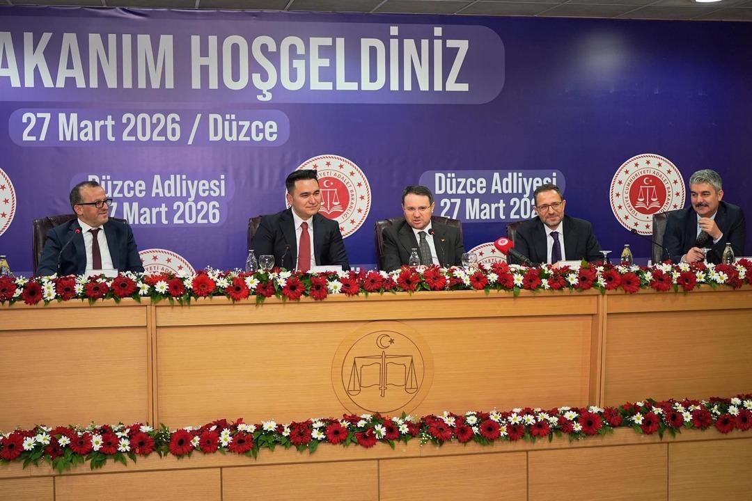 Adalet Bakanı Akın Gürlek‘ten Düzce‘ye ziyaret! Adliyede Başsavcı Yasin Emre karşıladı 2