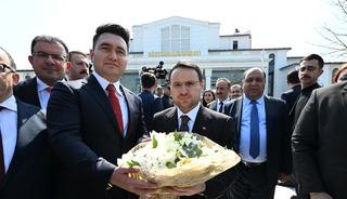 Adalet Bakanı Akın G&uuml;rlek&lsquo;ten D&uuml;zce&lsquo;ye ziyaret! Adliyede Başsavcı Yasin Emre karşıladı