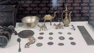 Muş’ta tarihi eser operasyonu: 25 parça ele geçirildi