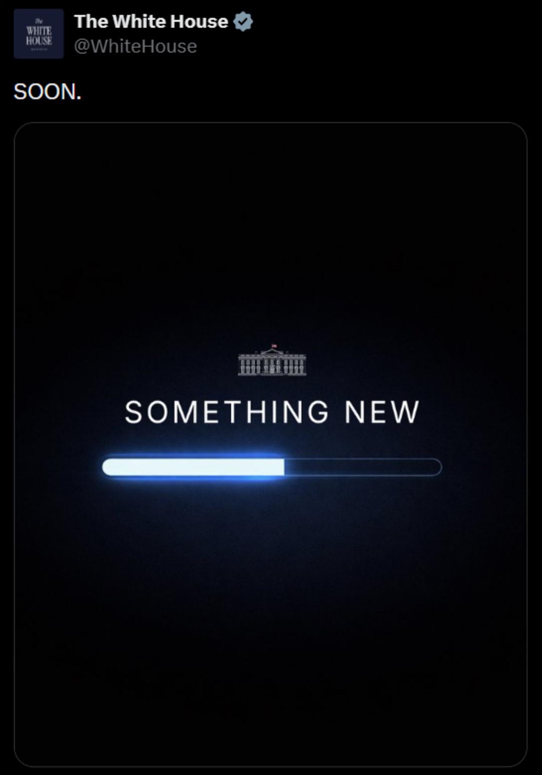 Beyaz Saray dan yeni gizemli paylaşım! "Yakında" diyerek duyurdular 1