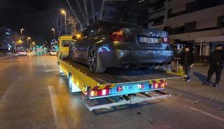 Mersin'den Kadık&ouml;y'e geldi, egzozdan ceza yedi