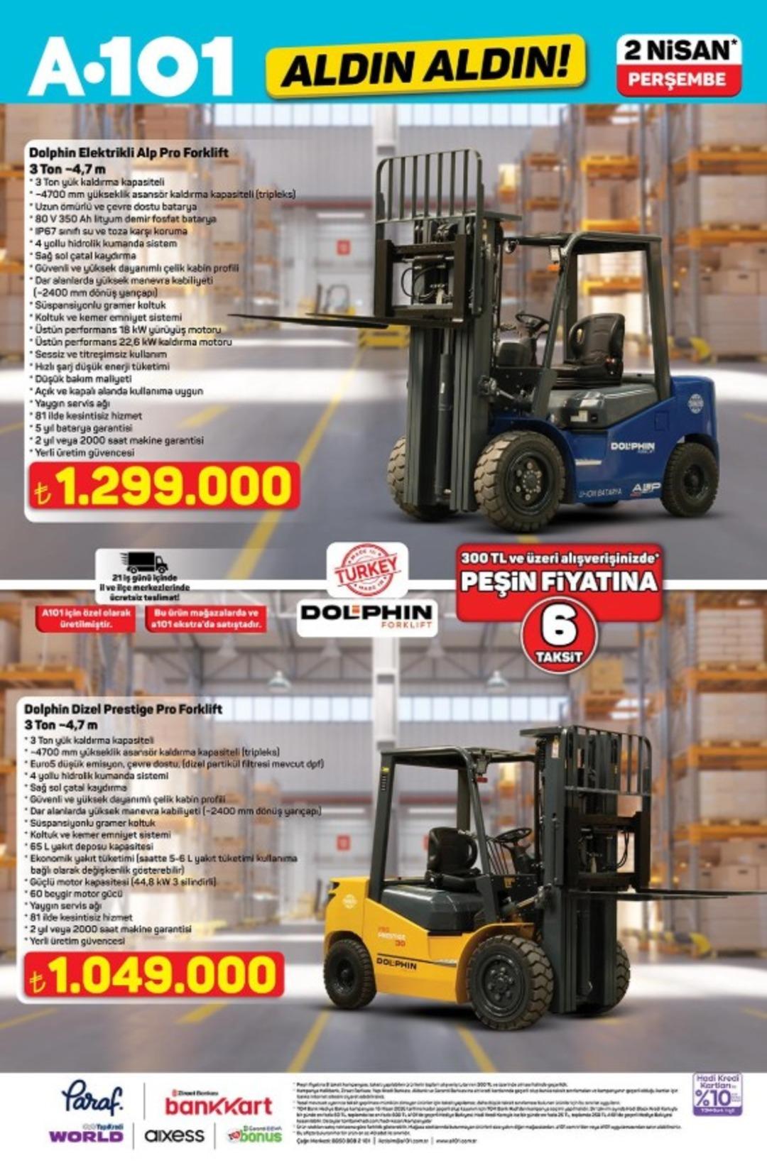 A101 e elektrikli kamyonet geliyor! 2 Nisan 2026 A101 katalog yayınlandı! 6