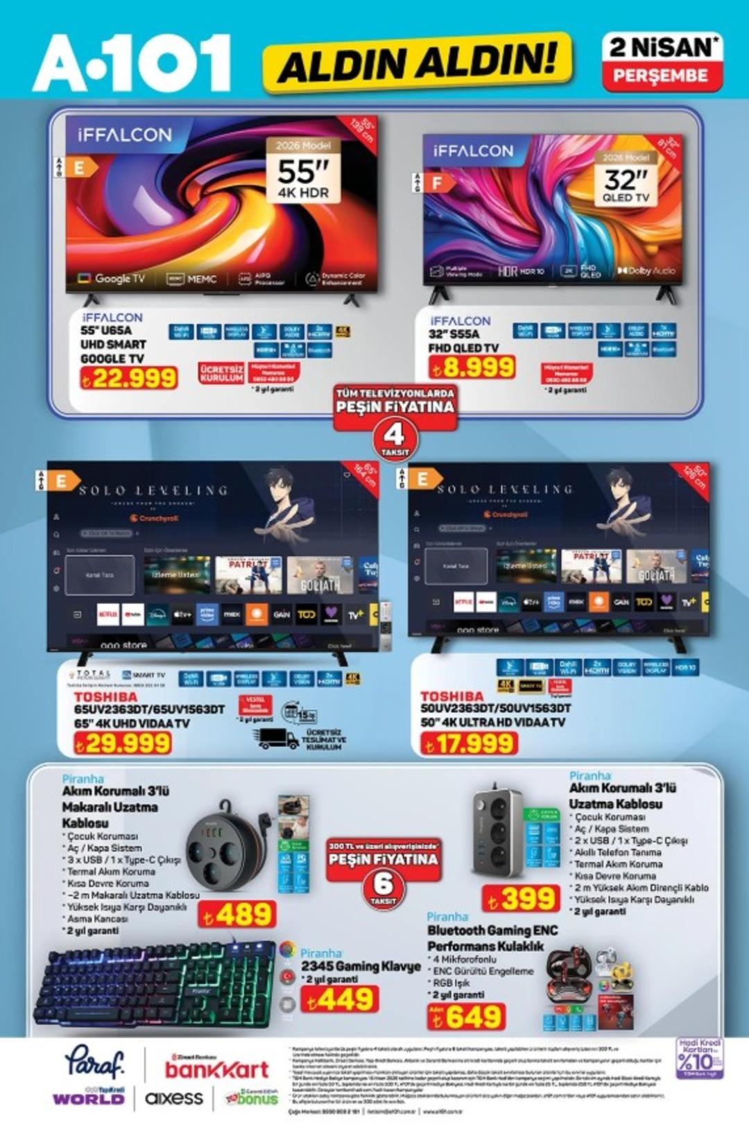 A101 e elektrikli kamyonet geliyor! 2 Nisan 2026 A101 katalog yayınlandı! 8