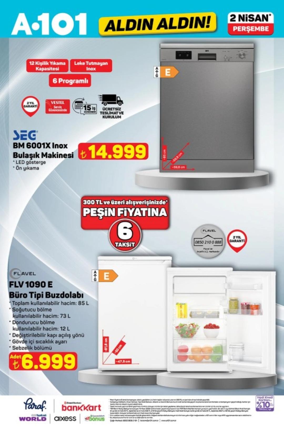 A101 e elektrikli kamyonet geliyor! 2 Nisan 2026 A101 katalog yayınlandı! 9