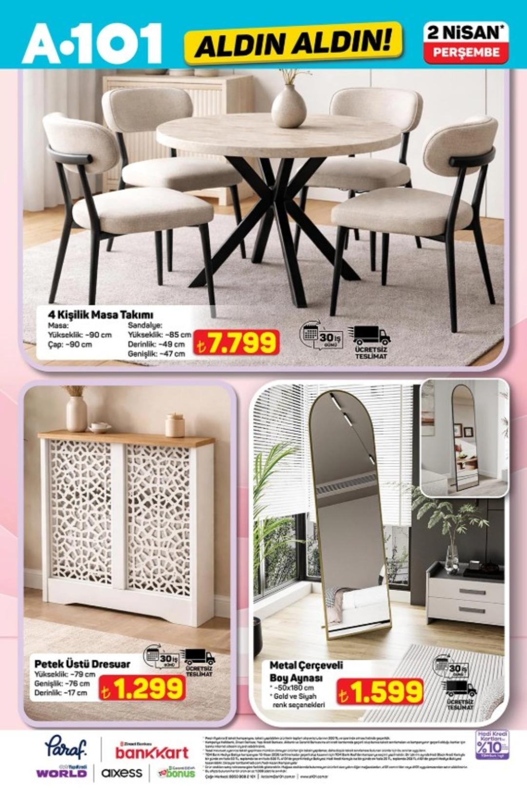 A101 e elektrikli kamyonet geliyor! 2 Nisan 2026 A101 katalog yayınlandı! 12