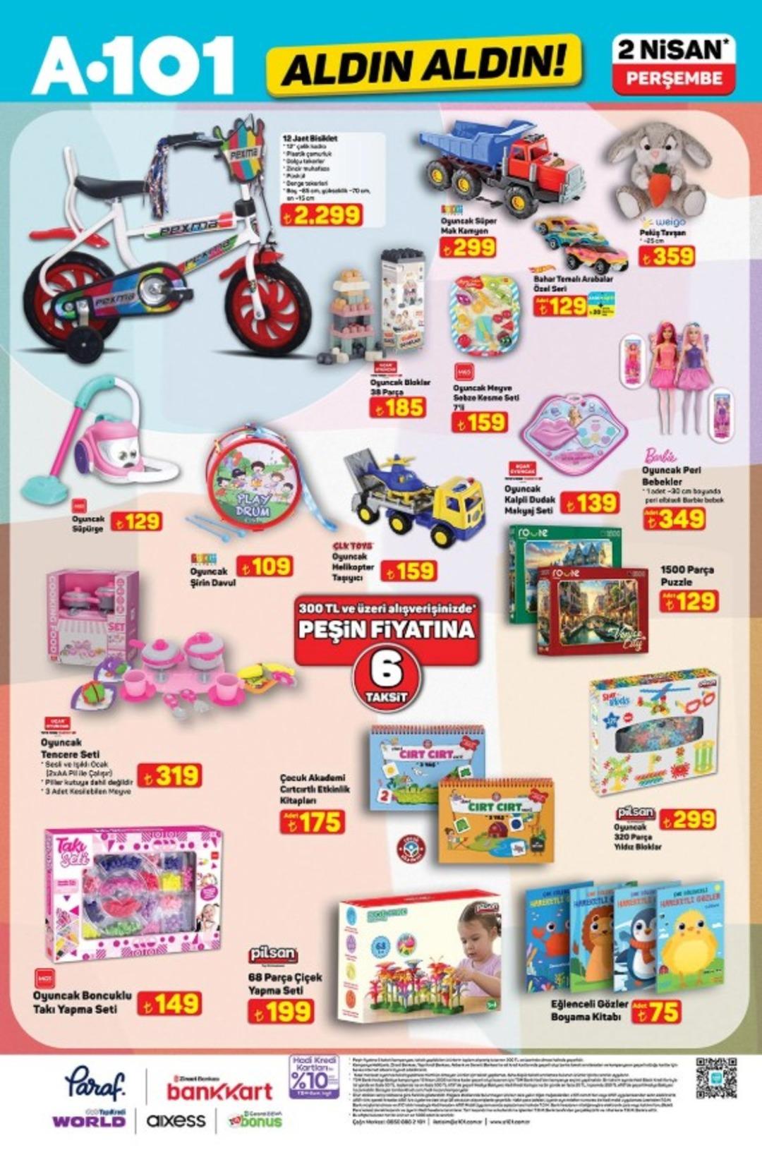 A101 e elektrikli kamyonet geliyor! 2 Nisan 2026 A101 katalog yayınlandı! 15