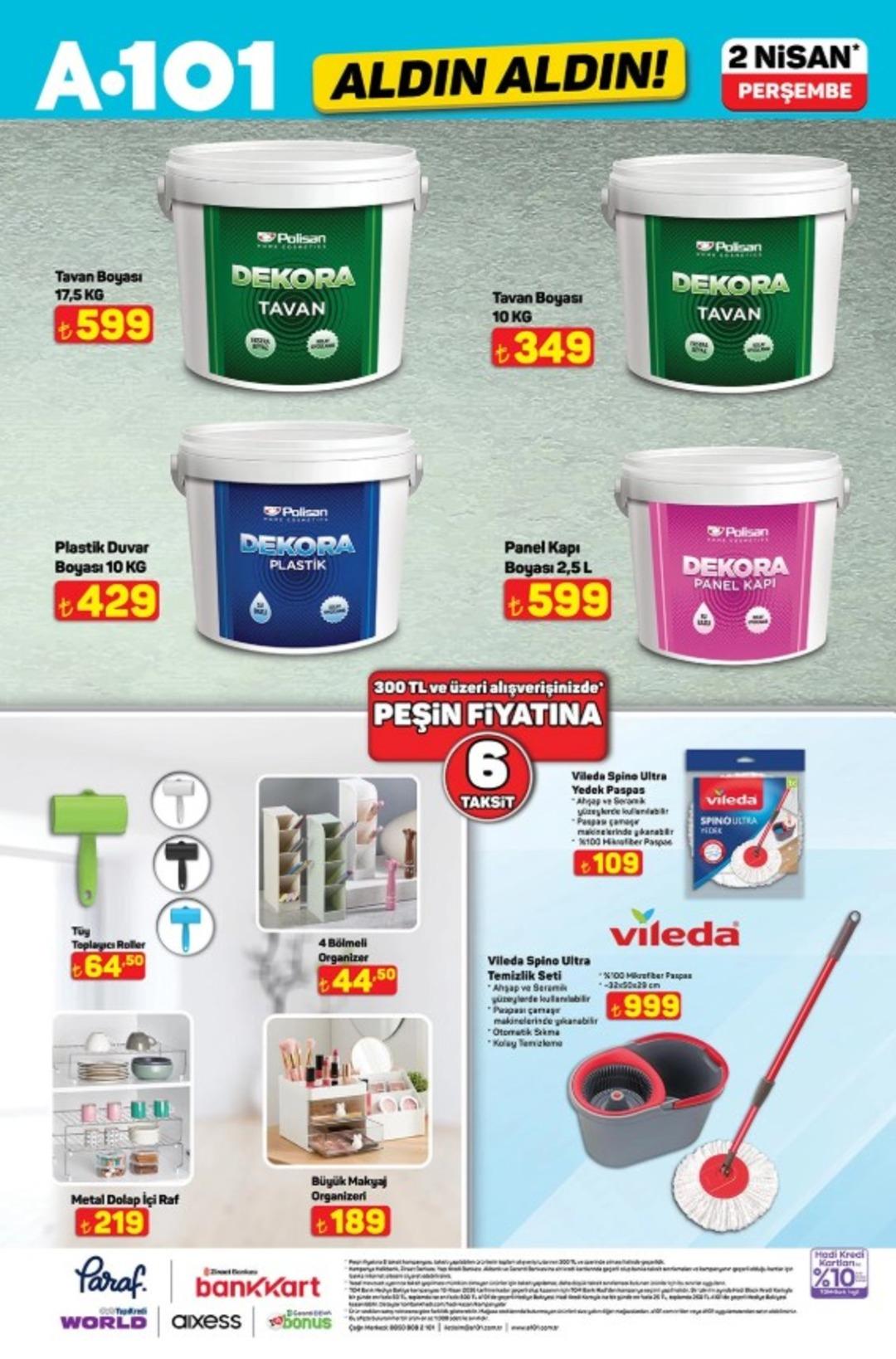 A101 e elektrikli kamyonet geliyor! 2 Nisan 2026 A101 katalog yayınlandı! 16