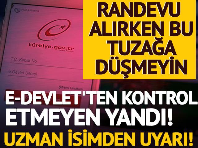 e-Devlet'ten kontrol etmeyen yandı! Hastane randevusundaki gizli tuzak