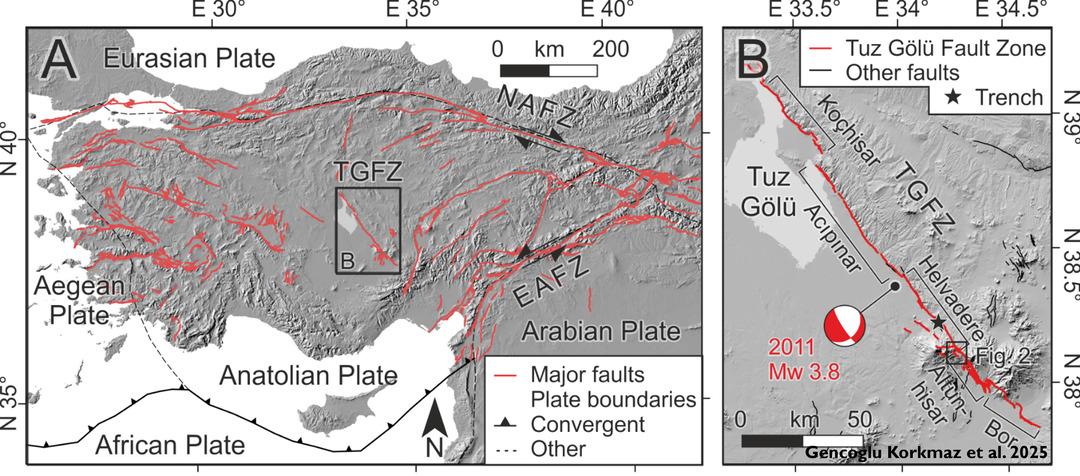 Faylar ve volkanlar birbirini tetikliyor: İ&ccedil; Anadolu genişliyor! İlk kez &ouml;l&ccedil;&uuml;ld&uuml; 9