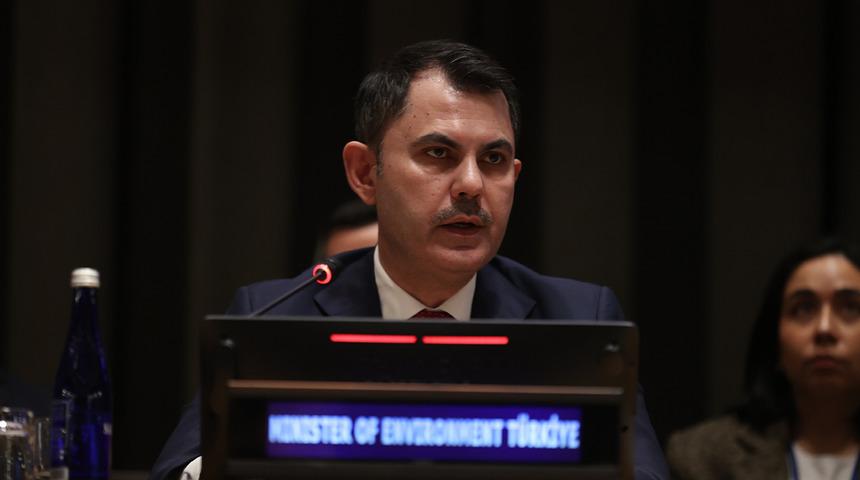 Bakan Kurum, BM'de 100'den fazla &uuml;lkenin temsilcilerine T&uuml;rkiye'nin COP31 vizyonunu anlattı