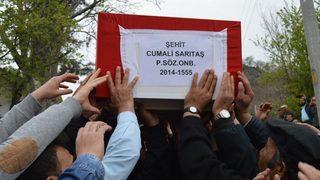 120 nüfuslu köyün şehidini binler uğurladı!