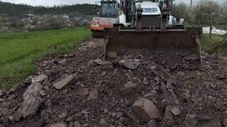 Bozulan yollara hızlı müdahale