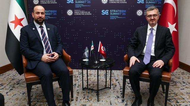 İletişim Başkanı Duran, Suriye Enformasyon Bakanı el-Mustafa ile görüştü