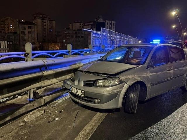Alkoll&uuml; s&uuml;r&uuml;c&uuml; bariyerlere girdi: 25 bin TL ceza yazıldı 1