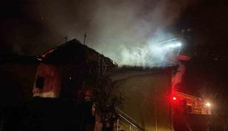 Erzincan&rsquo;da korkutan yangın