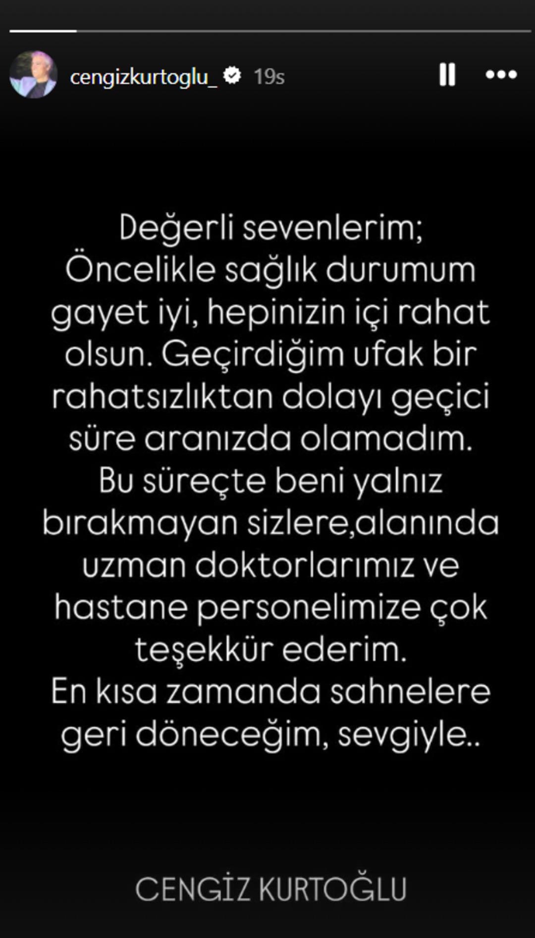 Cengiz Kurtoğlu sağlık durumu nasıl? Hastaneye kaldırılmıştı 1