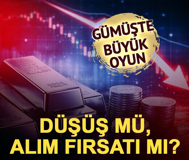 Gümüşte büyük oyun: Düşüş mü, alım fırsatı mı?