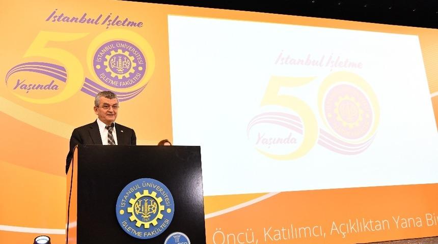 İstanbul &Uuml;niversitesi işletme fak&uuml;ltesi 50&rsquo;nci yılını kutluyor