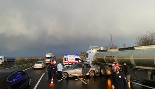 Şanlıurfa'da zincirleme trafik kazası: 1 &ouml;l&uuml;, 5 yaralı