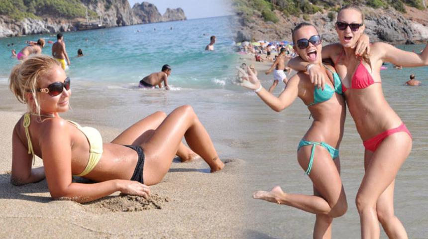 Rus turist tatil için yine Türkiye'yi seçti