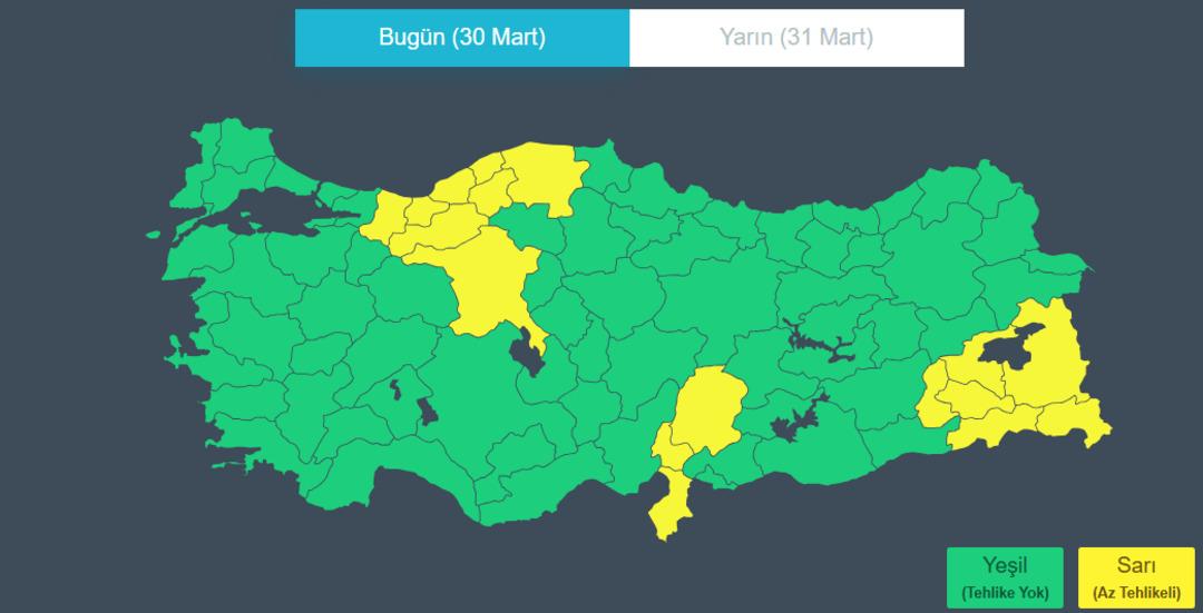 Meteoroloji den 17 ilde sarı kodlu alarm! Son yılların en kesintisiz yağışı 2