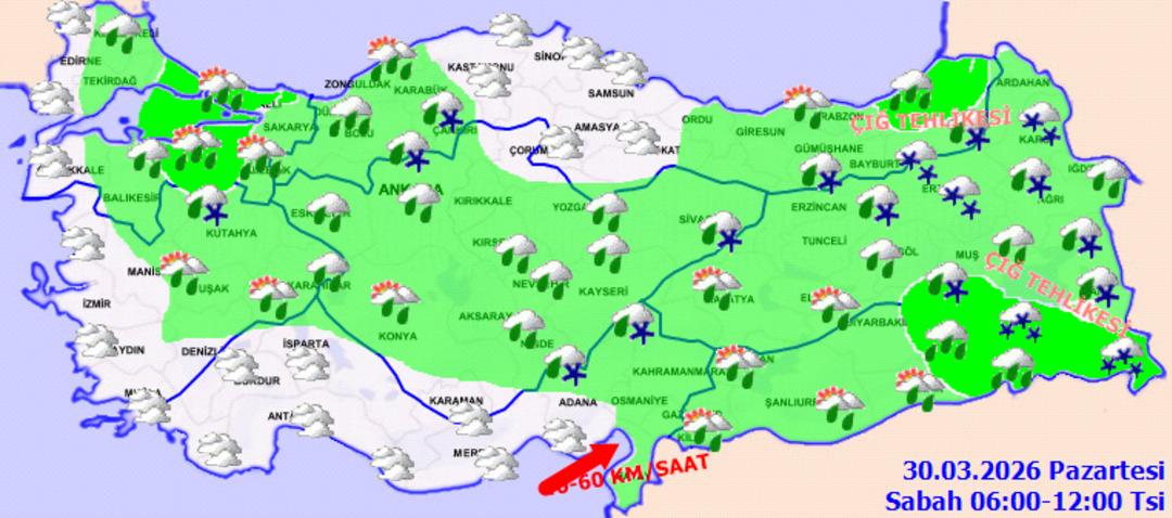 Meteoroloji den 17 ilde sarı kodlu alarm! Son yılların en kesintisiz yağışı 1