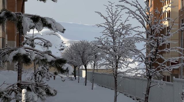 Y&uuml;ksekova&rsquo;da kar yağışı 4