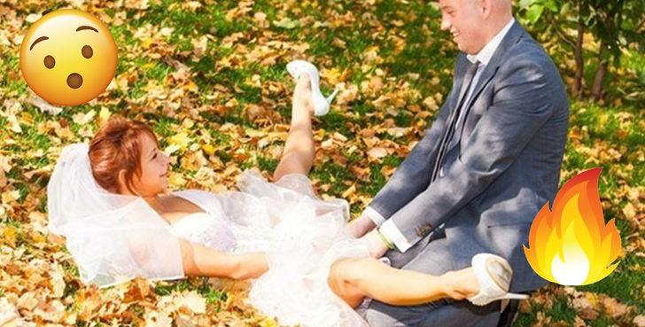İnsanın aklını cevapsız sorularla bulandıran birbirinden garip Rus düğün fotoğrafları 