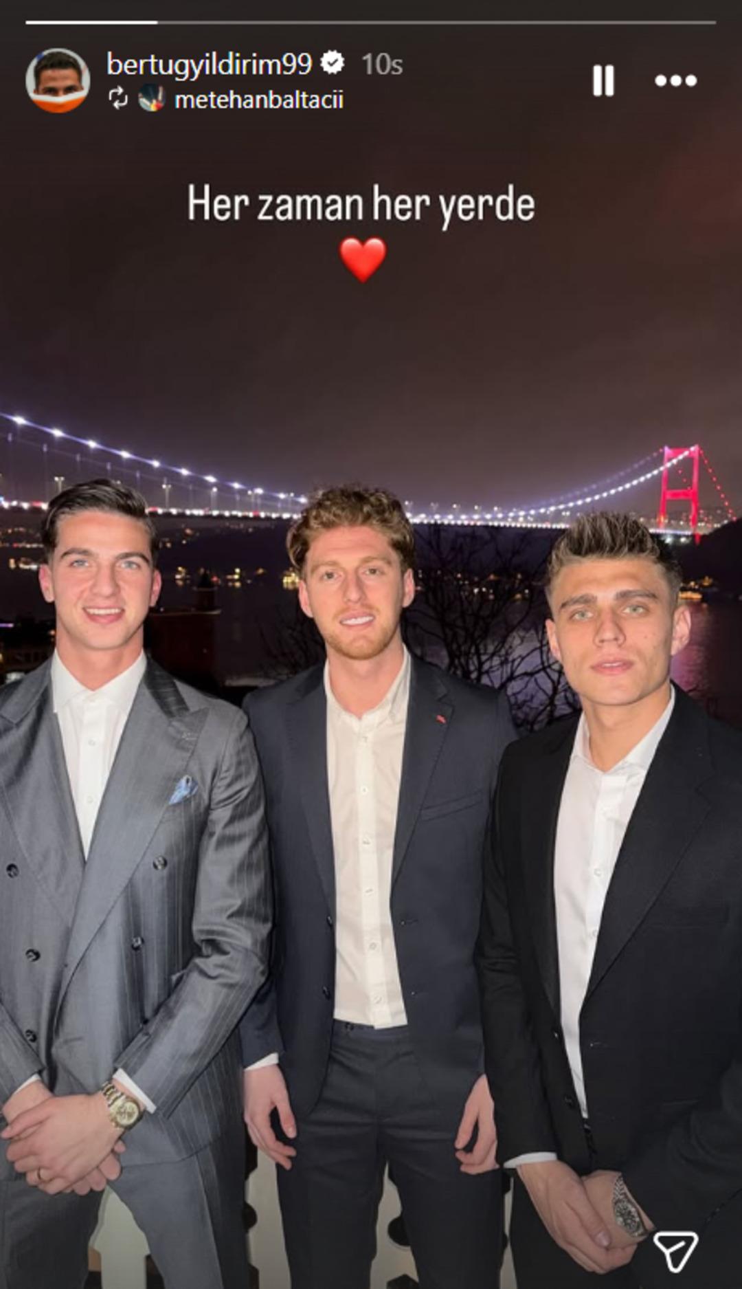 Futbolcu Bertuğ Yıldırım ve Oriana Correia Gomes evlendi! Metehan Baltacı detayı 2