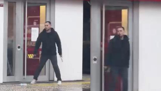 Beşiktaş'ta banka soygunu girişimi! Güvenliğin boğazına bıçak dayayıp silahını aldı