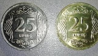Bir d&ouml;nem herkesin cebinde olan 25 kuruşlar artık altınla yarışıyor