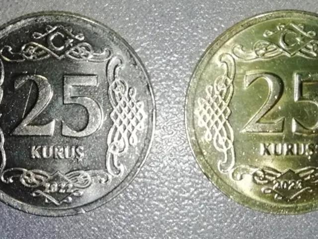 Bir d&ouml;nem herkesin cebinde olan 25 kuruşlar artık altınla yarışıyor
