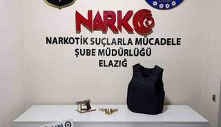 Elazığ&rsquo;da uyuşturucuyla m&uuml;cadele: 1 tutuklama