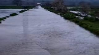 Susurluk Çayı’nda sular yükseldi