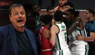 Yunanistan'da derbide ortalık karıştı! Ergin Ataman &ccedil;ıldırdı