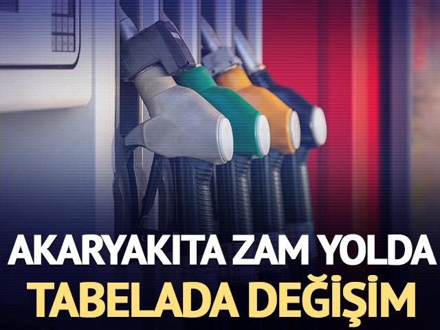 Akaryakıta zam yolda: Tabelada değişim