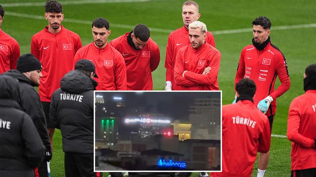 Kosova'da A Milli Takım'a çirkin hareket! Gece gece otelin önünde yapılanlar infial uyandırdı  