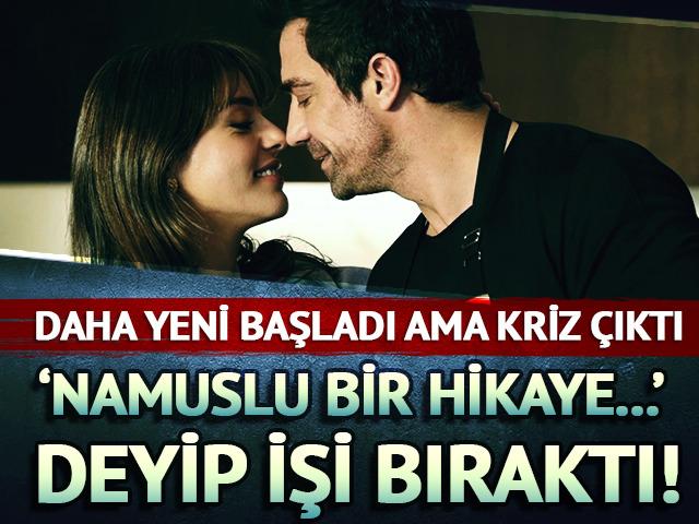 Daha yeni başlamıştı ama kriz &ccedil;ıktı!  'Namuslu bir hikaye...' deyip işi bıraktı