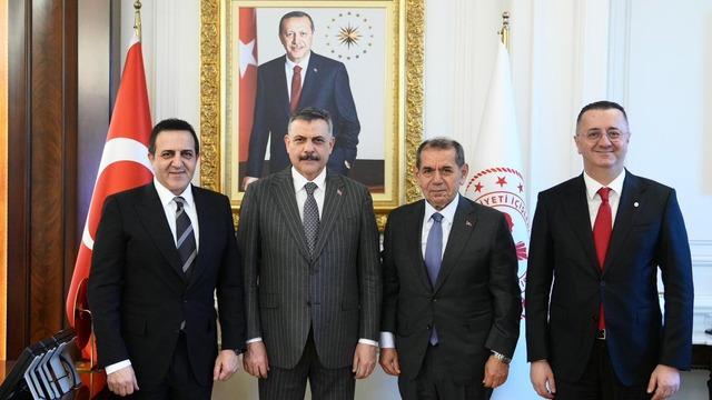 Galatasaray yönetiminden İçişleri Bakanı Çiftçi’ye ziyaret