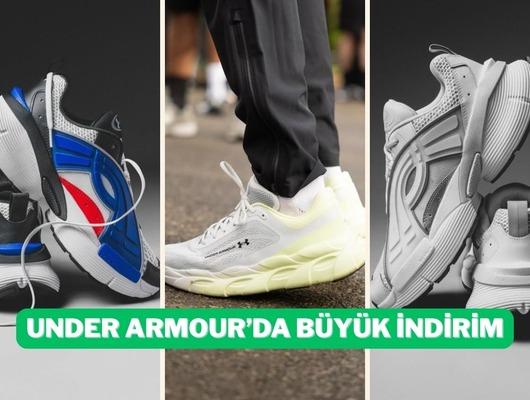 Under Armour ayakkabılarda indirimin son g&uuml;n&uuml;!