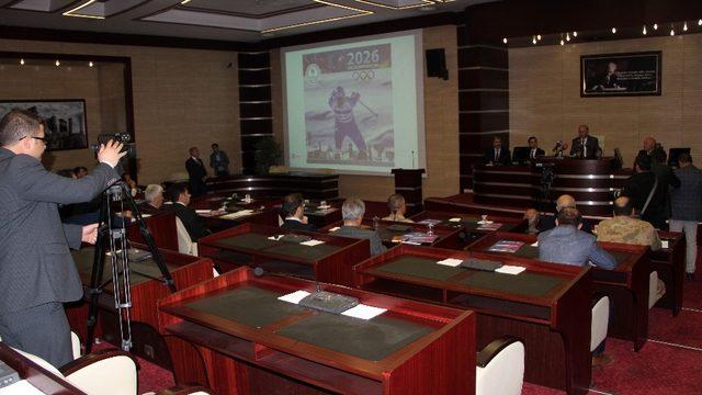 Erzurum’da 2026 Kış Olimpiyatları’na hazırlık toplantısı yapıldı