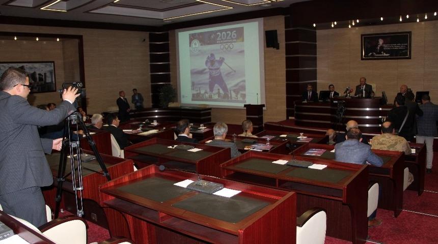 Erzurum&rsquo;da 2026 Kış Olimpiyatları&rsquo;na hazırlık toplantısı yapıldı