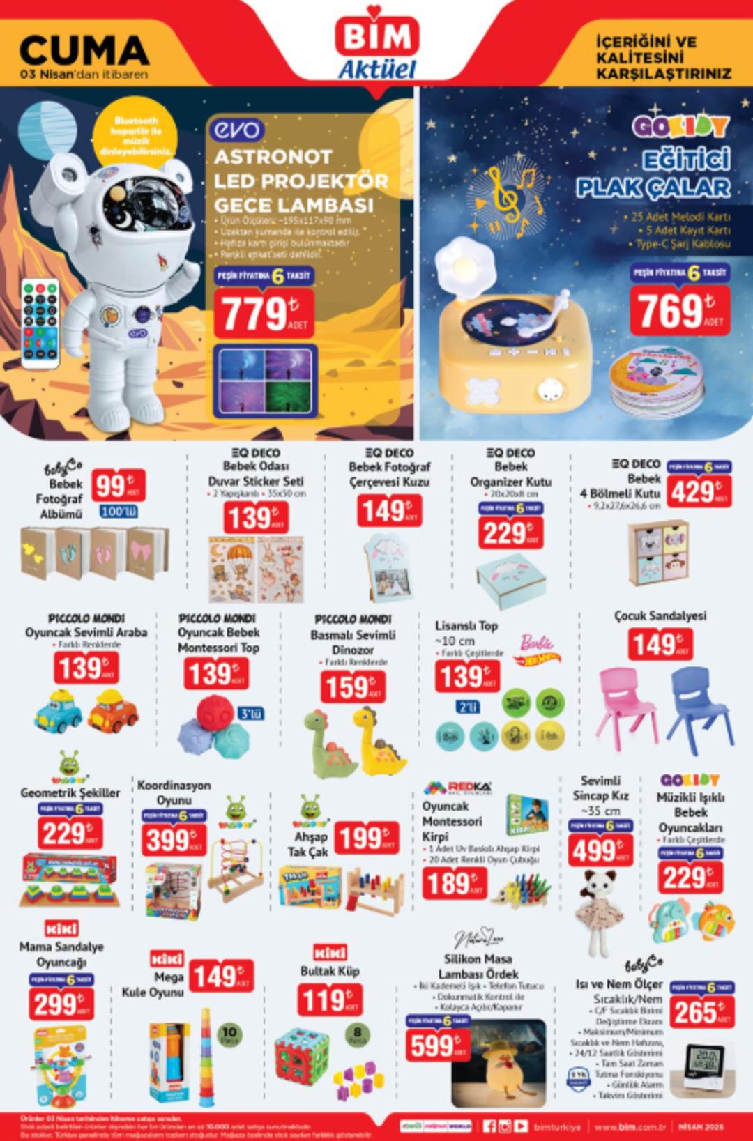 BİM e aksiyon kamerası geliyor! 3 Nisan 2026 BİM katalog yayınlandı! 3