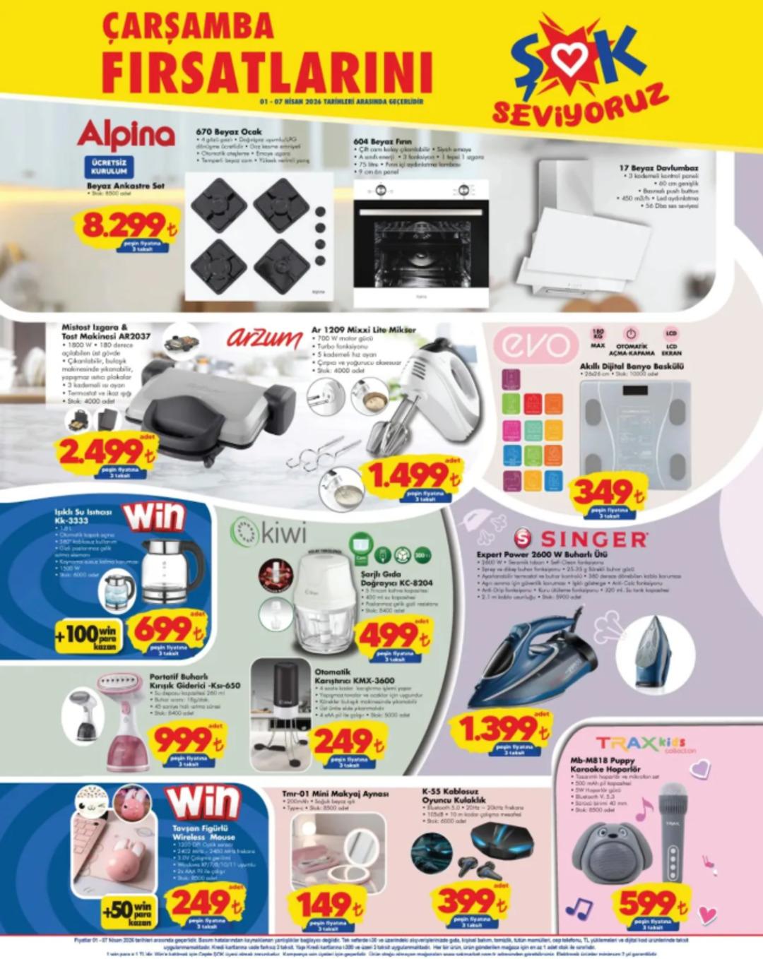 ŞOK a LG televizyon geliyor! 1 Nisan 2026 ŞOK aktüel katalog yayınlandı! 4