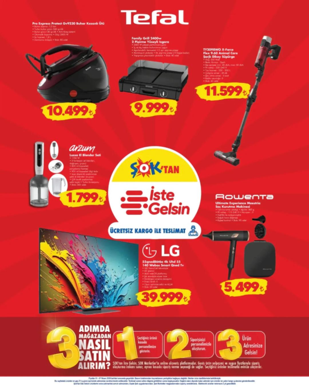 ŞOK a LG televizyon geliyor! 1 Nisan 2026 ŞOK aktüel katalog yayınlandı! 8