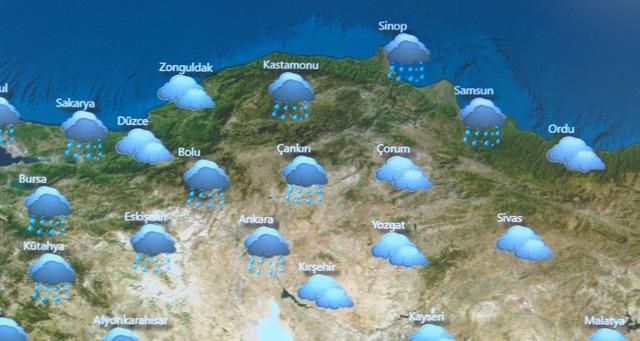 Hafta sonuna kadar yurdun tamamında yağış bekleniyor 2